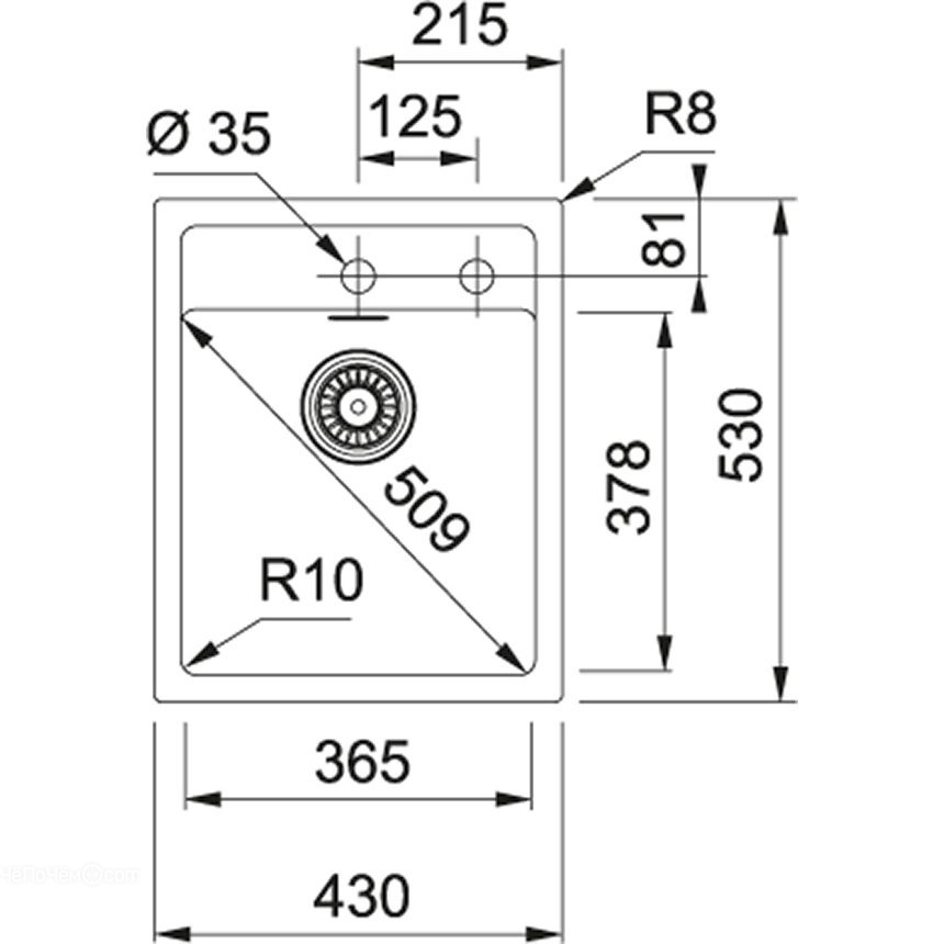 Кухонная мойка Franke SID610-40,кофе (114.0489.201)