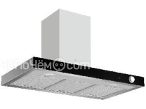 Вытяжка MBS MARANTA 190 BLACK GLASS