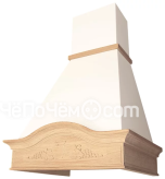 Вытяжка Elikor Вилла Фрукты 90 бежевый дуб неокрашенный