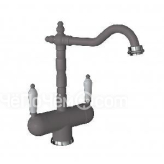 Смеситель FLORENTINA Ария грей (333.21H.2113.305)