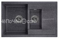 Кухонная мойка GRANULA GR-7802 черный