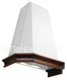 Вытяжка FALMEC penta gofra white h=83 unpainted 60 (пристенная,белая гофра+
