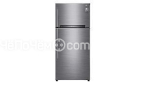 Холодильник LG GN-H702HMHZ серебристый