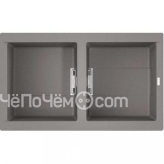 Кухонная мойка OMOIKIRI Banzen 86-2-GR Artceramic/leningrad grey (4993318)