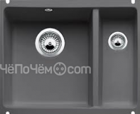 Кухонная мойка BLANCO 516976 subline 350/150-u керамика базальт puraplus