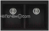 Кухонная мойка ELLECI Quadra 350 Black K86