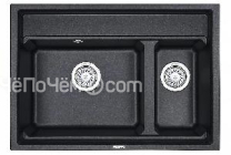 Кухонная мойка GRANULA KS-7302 шварц