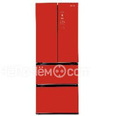 Холодильник TESLER RFD-361I RED GLASS