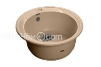 Кухонная мойка GRANFEST Rondo GF-R520 топаз