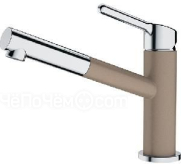 Смеситель FRANKE Orbit с выдвижным шлангом, миндаль