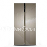 Холодильник GINZZU NFI-5212 шампань стекло