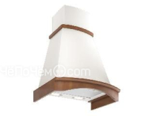 Вытяжка ELIKOR Ротонда 90П-650-П3Д бежевый/дуб коричневый