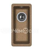 Кухонная мойка Flortek Ринг 160 коричневый (24.050.00160.105)