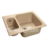 Кухонная мойка GRANFEST Standart GF-S615K (615х500) Бежевый 328 с разм. 417545