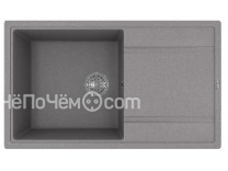 Кухонная мойка FLORENTINA липси 860 серый шелк (20.130.D0860.307)