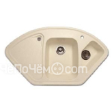 Кухонная мойка GRANFEST Corner GF-C1040E (1040х570) Бежевый 328 угловая 430133