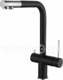 Смеситель RIVELATO Lugano nero cromo