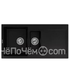 Кухонная мойка KUPPERSBERG MODENA 1,5B2D BLACK METALLIC