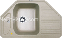 Кухонная мойка ZIGMUND & SHTAIN eckig 800(речной песок)