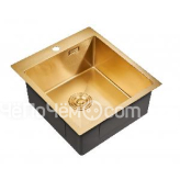 Кухонная мойка MILACIO Denia 46 Steel MC.77478 золото