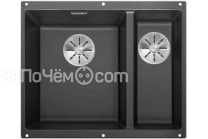 Кухонная мойка Blanco SUBLINE 340/160-F отводная арматура InFino® антрацит гранит 523568