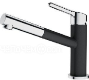 Смеситель FRANKE Orbit с выдвижным шлангом, оникс