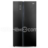 Холодильник GINZZU NFK-530 Black glass