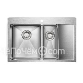 Кухонная мойка PAULMARK Union PM537851-BSL