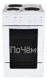 Кухонная плита ЛЫСЬВА эп 301 м2с белая со стеклянной крышкой