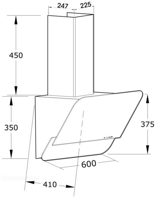 Вытяжка KORTING KHC 66035 GN
