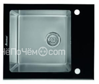 Кухонная мойка SEAMAN Eco Glass SMG-610B черная