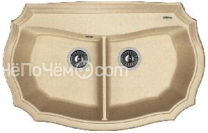 Кухонная мойка FLORENTINA Эмилия 870 песочный (20.365.F0870.107)