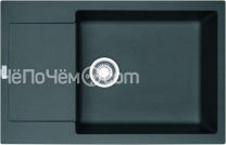 Кухонная мойка FRANKE 114.0369.110 FRANKE MRG 611D 3,5" графит, обрачив., вентиль-