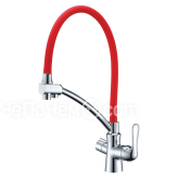 Смеситель LEMARK Comfort LM3070C-Red хром/красный