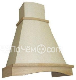 Вытяжка ELIKOR ротонда 60 венецианская штукатурка / бук светло-коричневый