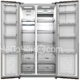 Холодильник HYUNDAI CS5005FV черное стекло