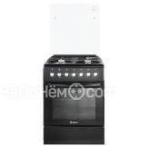 Комбинированная плита DELUXE 606040.00гэ-003(кр) ЧР черный