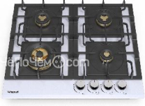 Варочная панель WEISSGAUFF HGG 6445 WH Volcano Burner