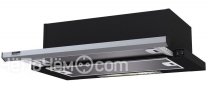 Вытяжка KRONASTEEL KAMILLA slim 600 black/inox (2 мотора)