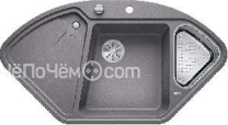 Кухонная мойка BLANCO 521254  DELTA SIRANIT АЛЮМЕТАЛЛИК С КЛАПАНОМ-АВТОМАТОМ