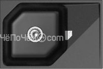 Кухонная мойка RIVELATO LOCUS 75 nero