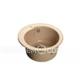 Кухонная мойка GRANFEST Rondo GF-R450 (d450) Песочный 302 круглая 429011