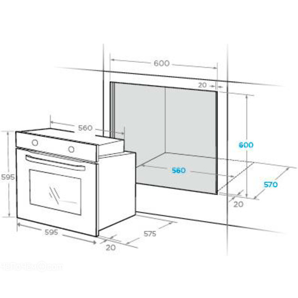 Духовой шкаф MIDEA MO68111X
