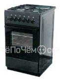 Кухонная плита ЛЫСЬВА эг 1/3г01-2у черная