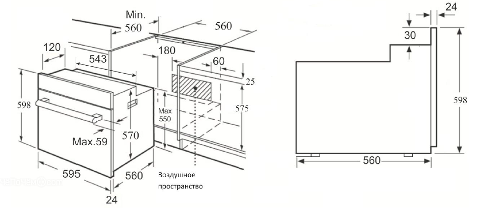 Духовой шкаф ZIGMUND & SHTAIN en 232.722 b