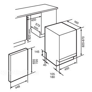 Посудомоечная машина TEKA dw8 41 fi inox (40782145)
