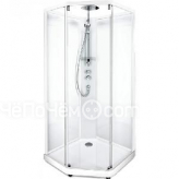 Душевая кабина IDO Showerama 10-5 Comfort 90х90 белый/прозрачное стекло (131.401.201.301)